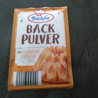 Unser täglich‘ Backpulver gib‘ uns heute