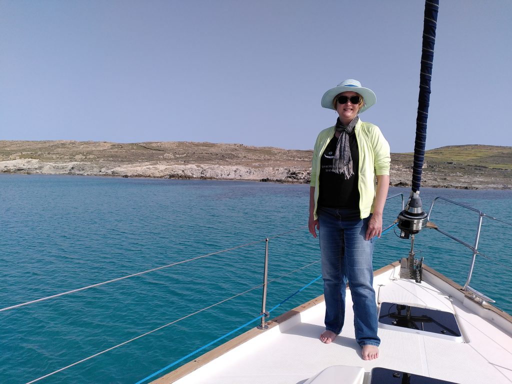 Bootstour in der Ägäis, nördlich der Insel Delos