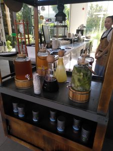Die Teebar "Tea Amo" im Hotel hatte über 100 verschiedene Teesorten im Angebot.