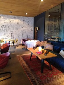 Sofaecke im Hotel Muchele